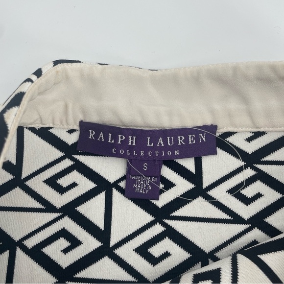 Ralph Lauren Collection Purple Label Mini Skirt Vintage Runway 60s Style White S - Picture 3 of 16